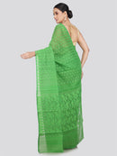 Pinkloom Women's Soft Cotton Jamdani Saree Without Blouse Piece