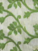 Pinkloom Women's Soft Cotton Jamdani Saree Without Blouse Piece