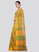 Pinkloom Women's Soft Cotton Jamdani Saree Without Blouse Piece