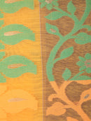 Pinkloom Women's Soft Cotton Jamdani Saree Without Blouse Piece