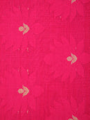 Pinkloom Women's Soft Cotton Jamdani Saree Without Blouse Piece