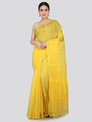 Pinkloom Women's Soft Cotton Jamdani Saree Without Blouse Piece