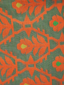 Pinkloom Women's Soft Cotton Jamdani Saree Without Blouse Piece