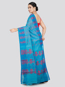 Pinkloom Women's Soft Cotton Jamdani Saree Without Blouse Piece