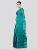 Pinkloom Women's Soft Cotton Jamdani Saree Without Blouse Piece