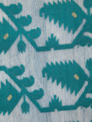 Pinkloom Women's Soft Cotton Jamdani Saree Without Blouse Piece