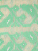 PinkLoom Women's Cotton Jamdani Saree Without Blouse Piece