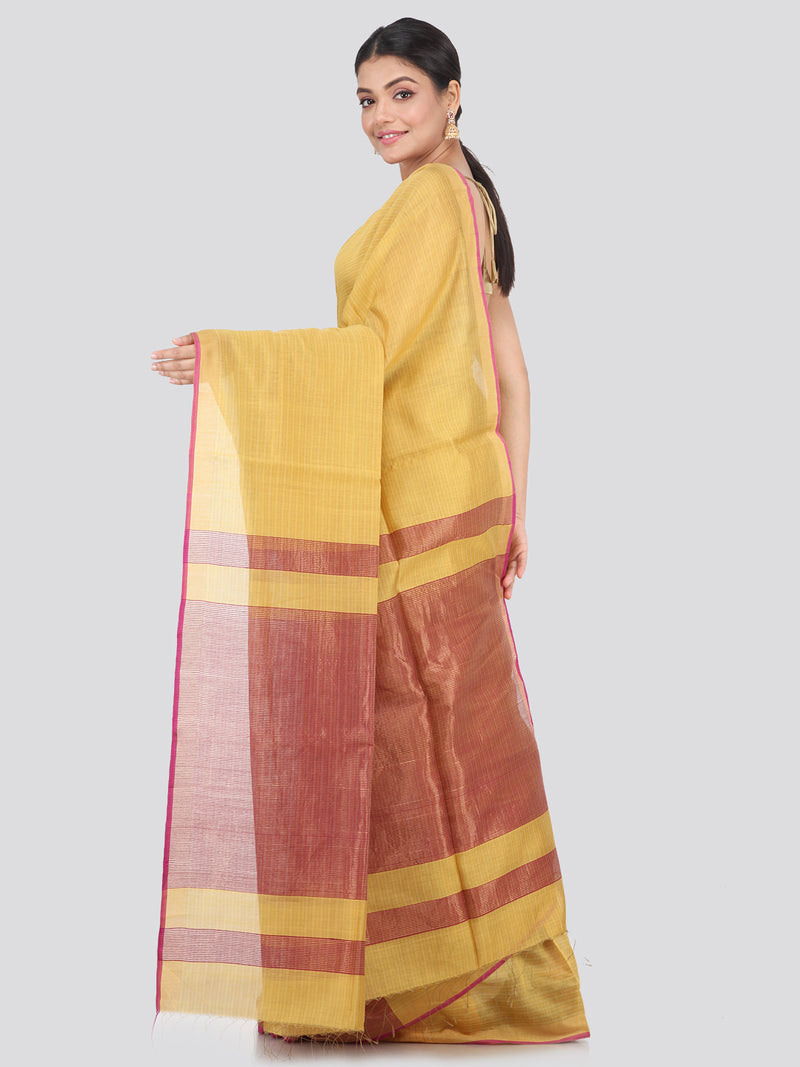 Women's Handloom Modal Silk With Blouse Piece