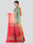 PinkLoom Women's Cotton Silk Saree with Blouse Piece (DP-PCHS11-0013A_Multicolored)
