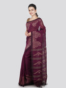 Women's Linen Jamdani Saree