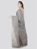 Women's Linen Jamdani Saree