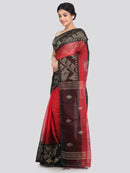 Women's Linen Saree With Blouse Piece