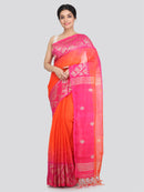Women's Linen Saree With Blouse Piece
