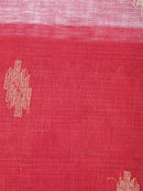 Women's Linen Saree With Blouse Piece