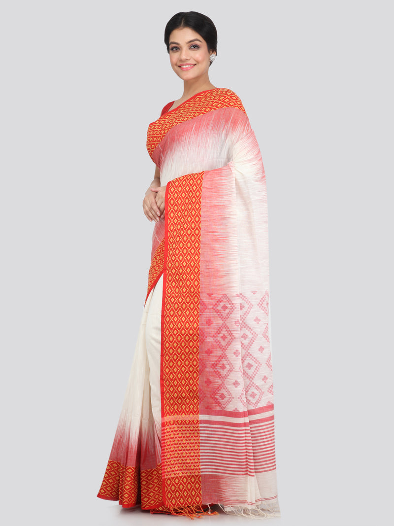 Women's Cotton Saree With Blouse Piece