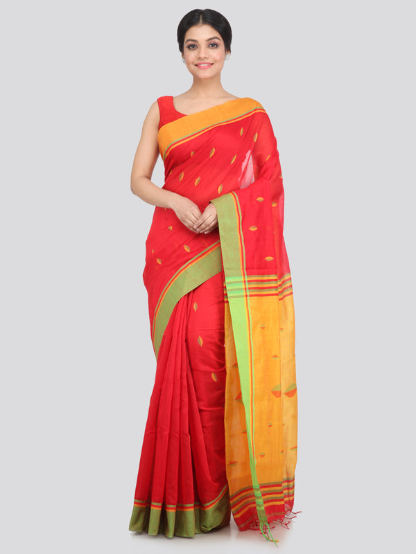 Women's Cotton Silk Saree With Blouse Piece