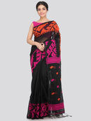 Women's Linen Saree With Blouse Piece