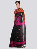 Women's Linen Saree With Blouse Piece
