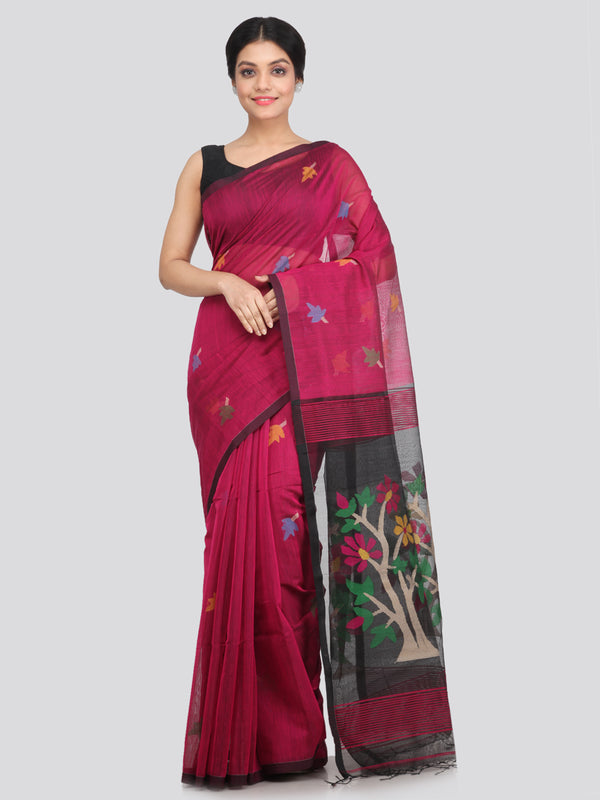 Women's Cotton Silk Saree With Blouse Piece