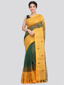Women's Linen Saree With Blouse Piece