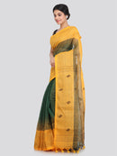 Women's Linen Saree With Blouse Piece