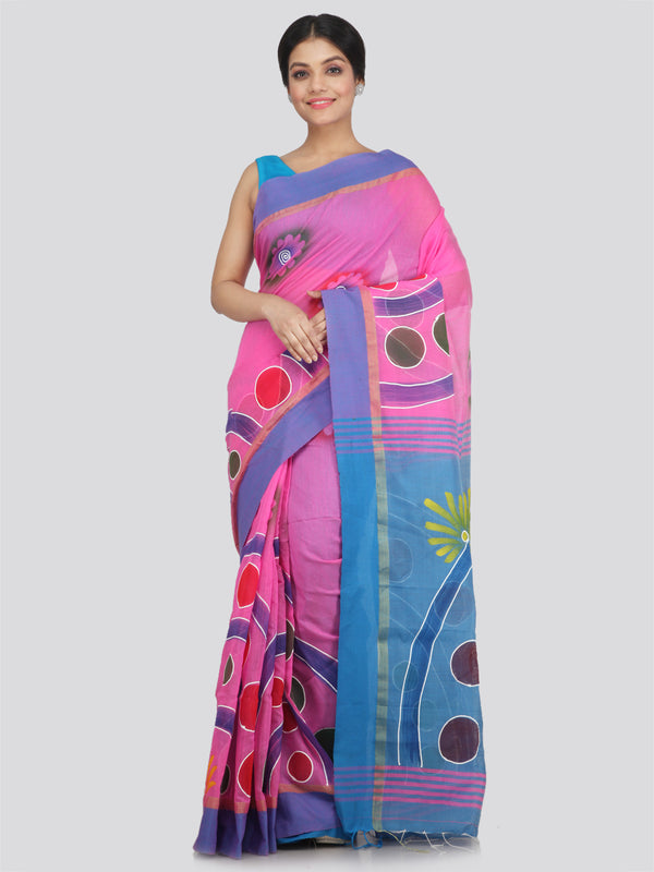 Women's Cotton Silk Saree With Blouse Piece