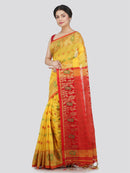 Women's Cotton Blend Saree With Unstitched Blouse Piece