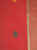Women's Cotton Blend Saree With Unstitched Blouse Piece