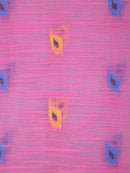 Women's Cotton Blend Saree With Unstitched Blouse Piece