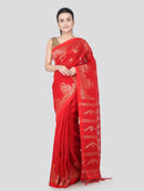 Women's Linen Jamdani Saree