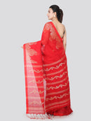 Women's Linen Jamdani Saree