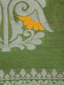 Women's Cotton Blend Saree With Unstitched Blouse Piece
