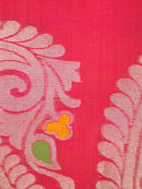 Women's Cotton Blend Saree With Unstitched Blouse Piece