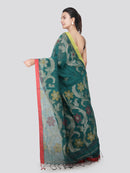 Women's Linen Jamdani Saree