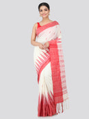 Women's Handloom Khadi Cotton Saree With Blouse Piece