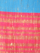 Women's Handloom Cotton Saree With Blouse Piece