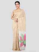 Women's Handloom Cotton Saree With Blouse Piece