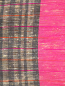 Women's Handloom Cotton Saree With Blouse Piece