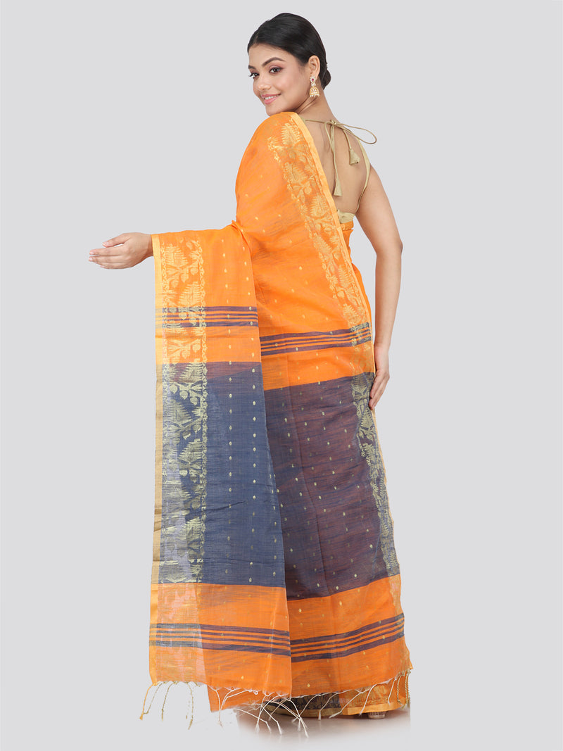 Women's Handloom Cotton With Blouse Piece