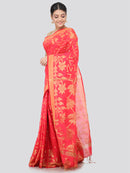 Women's Handloom Cotton Silk Without Blouse Piece