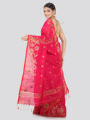 Women's Handloom Cotton Silk Without Blouse Piece