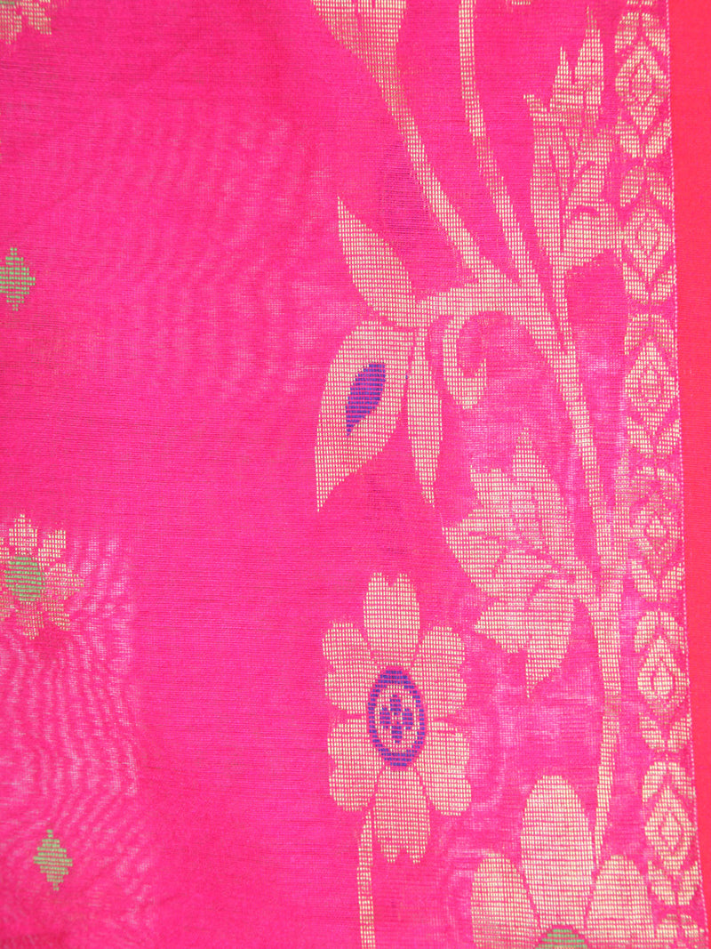 Women's Handloom Cotton Silk Without Blouse Piece