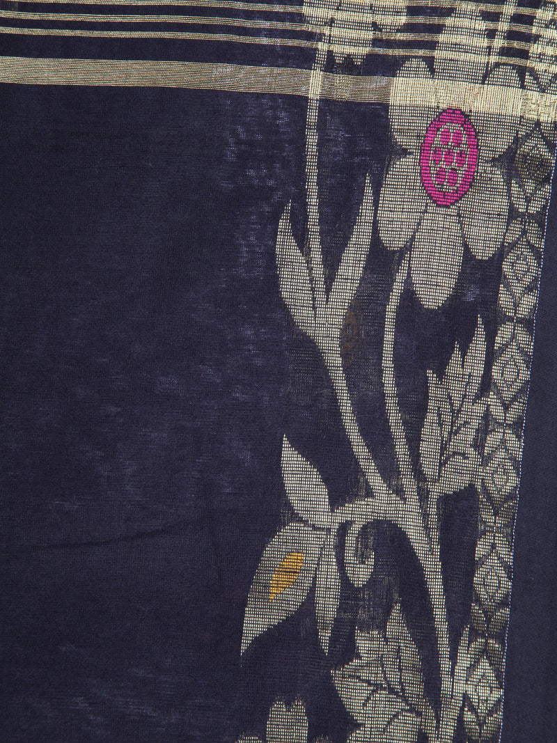 Women's Handloom Cotton Silk Without Blouse Piece