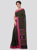 Pure Handloom Cotton Saree with Blouse Piece
