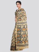 Women's Cotton Jamdani Saree Without Blouse Piece