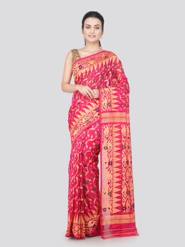 Women's Dhakai Jamdani Saree