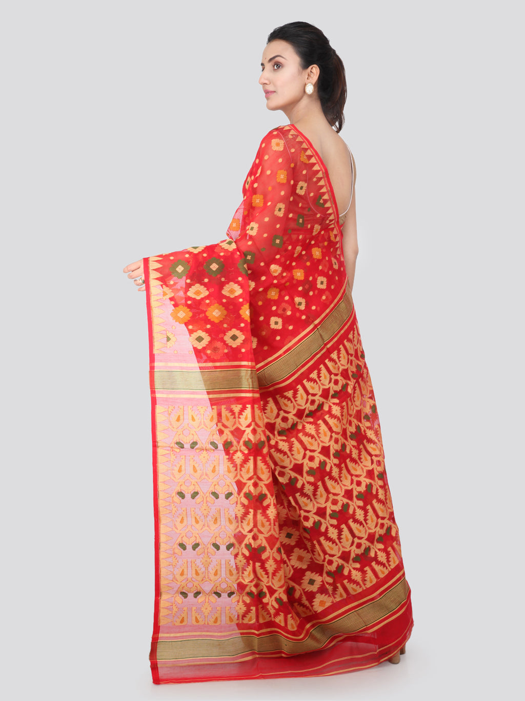 Dhakai Jamdani Saree Online - Tilottama Bengal Handloom Saree