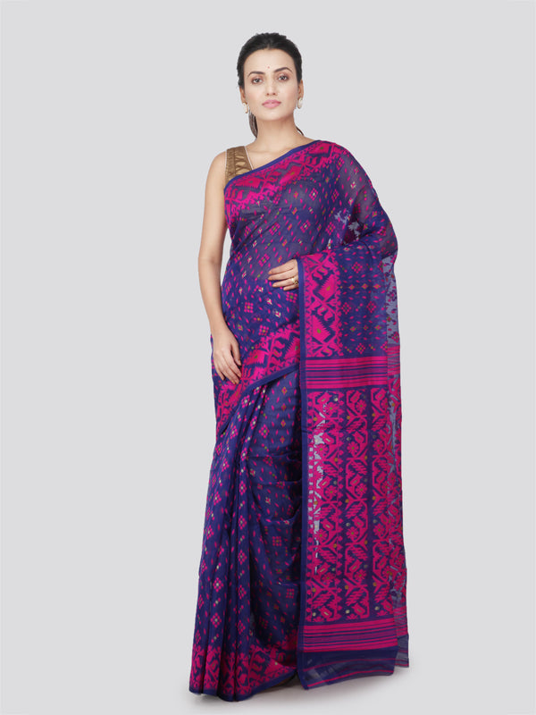 Women's Dhakai Jamdani Saree