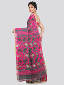 Women's Cotton Jamdani Saree Without Blouse Piece