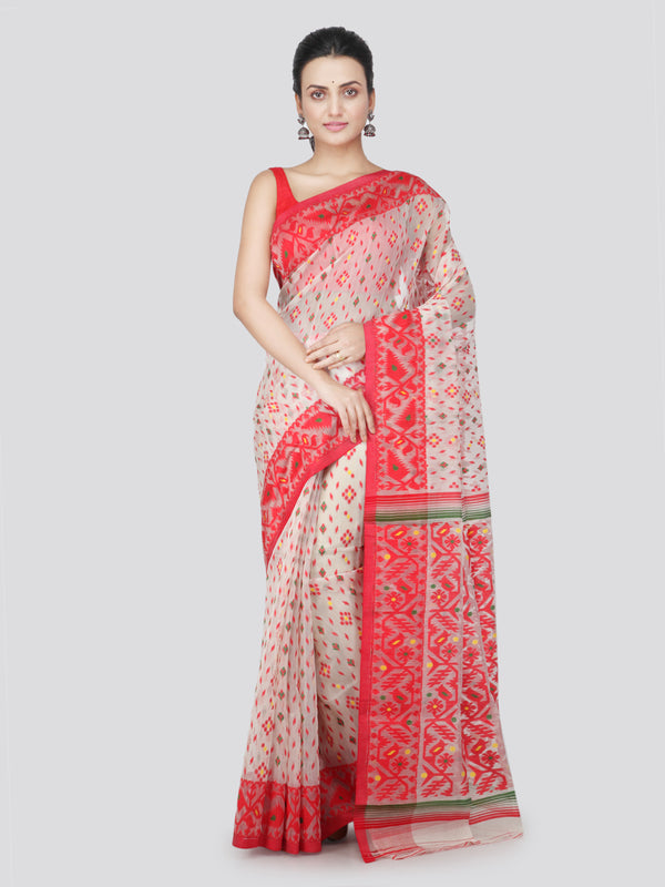 Women's Dhakai Jamdani Saree